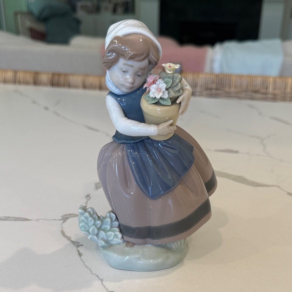 Lladro Porcelain Figurine with Delicate Details